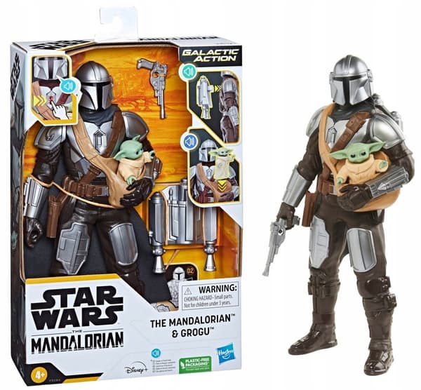 STAR WARS: The Mandalorian and Grogu Interactive Figures