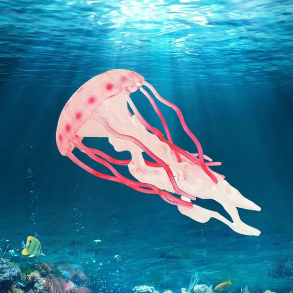 Ocean Creatures Vivid Jellyfish Model Educational toys Blush brushes
