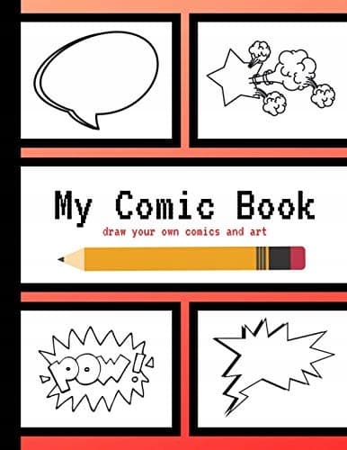 My Comic Book: Draw Your Own Comics and Art (Blank Comic Book)
