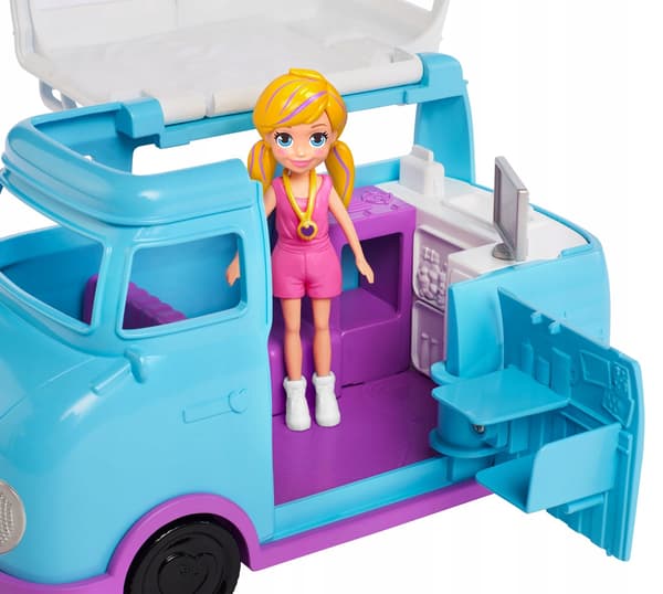 Polly Pocket Figures – Camping Campervan