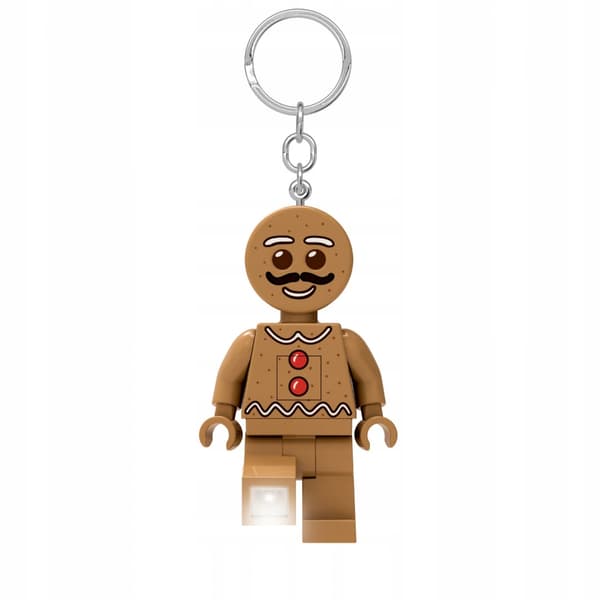 LEGO Gingerbread Man Keyring Torch Minifigure LGL-KE182