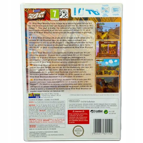 Wild West Shootout for Nintendo Wii / Gun Game No. 1