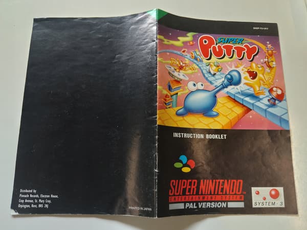 SUPER PUTTY SNES PAL NINTENDO ENG