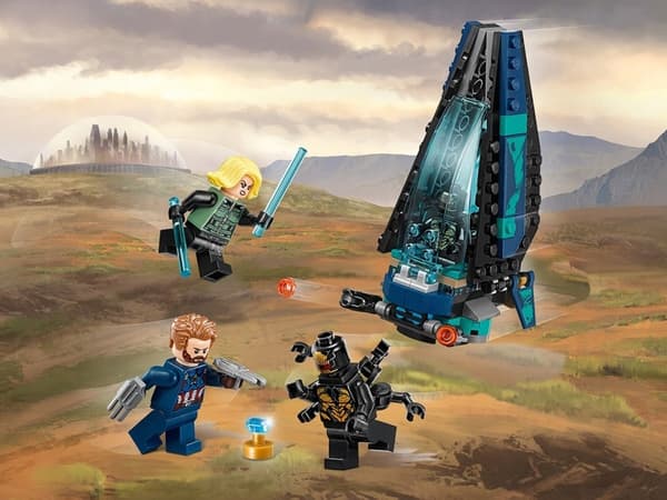 Lego minifigure @@@ BLACK WIDOW + WEAPON @@@ from 76101