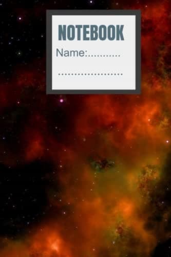 Space Red Notebook