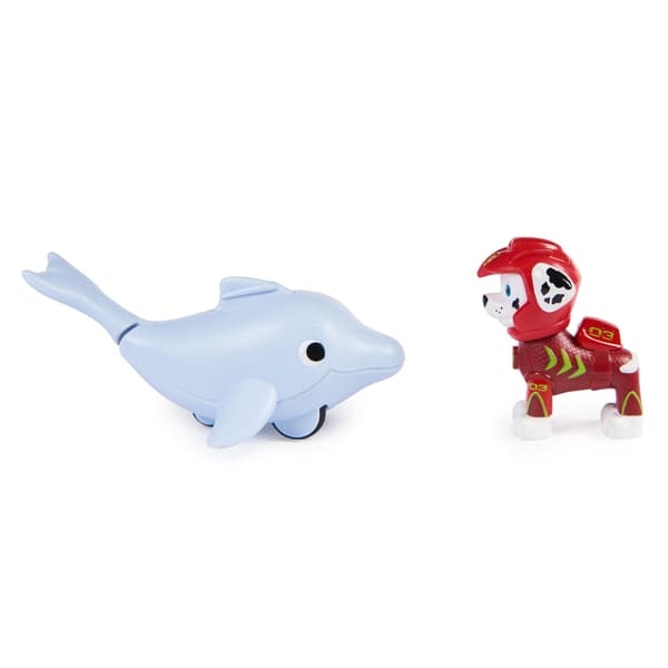 Spin Master Paw Patrol Aqua Pups Marshall & Dolphin Figure Set