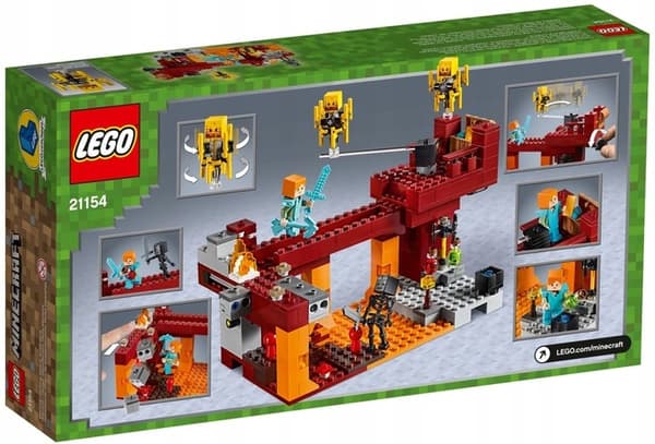 LEGO MINECRAFT 21154 FLAME BRIDGE SET