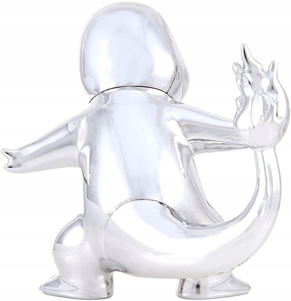 POKÉMON 25TH ANNIVERSARY SILVER CHARMANDER FIGURINE