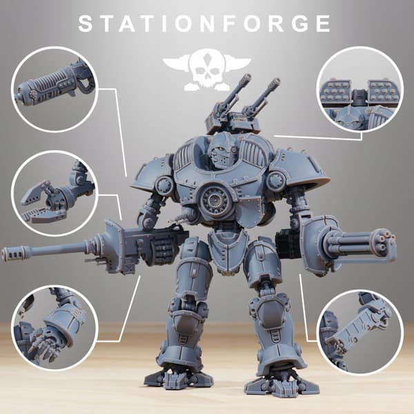 Scavenger Defender Mk2 – Station Forge – 3D printing