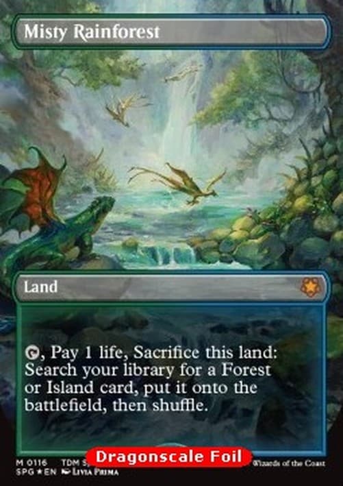 Magic: The Gathering Misty Rainforest
