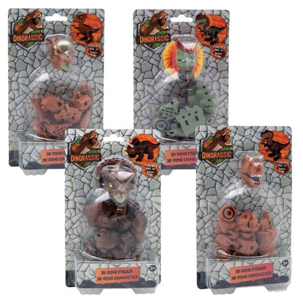 Assembly model dinosaur figurine 22×13×4 3D jigsaw puzzle set featuring a dinosaur
