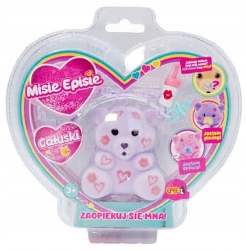MISIE Episie KISSES Dropsik PURPLE Interactive Epiś Bear EPEE