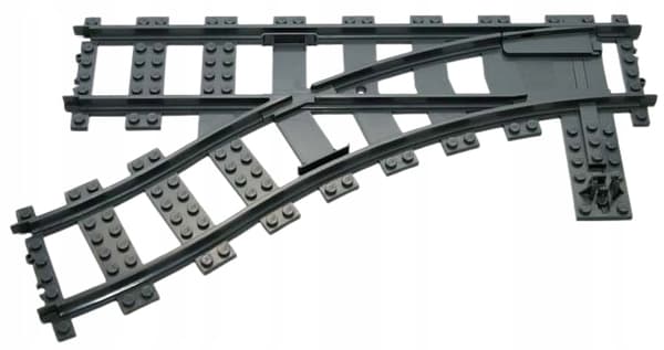 Lego 53407 Train Tracks – Left-hand Switch, City DBG Train, 1 piece, N scale