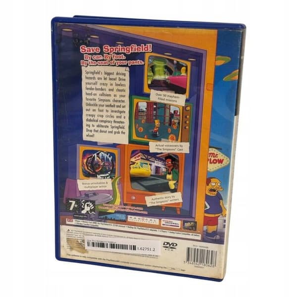 The Simpsons Hit & Run PS2 game;
