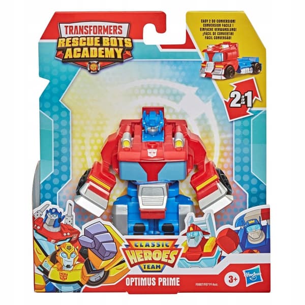 TRANSFORMERS RESCUE BOTS ACADEMY OPTIMUS PRIME CAR FIGURE BY HASBRO