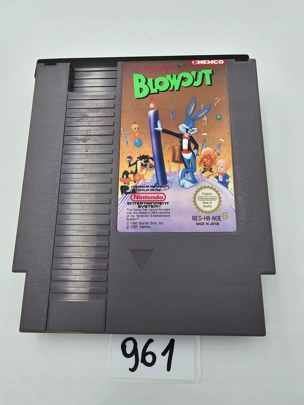 NINTENDO NES THE BUGZ BUNNY BLOWOUT ORIGINAL