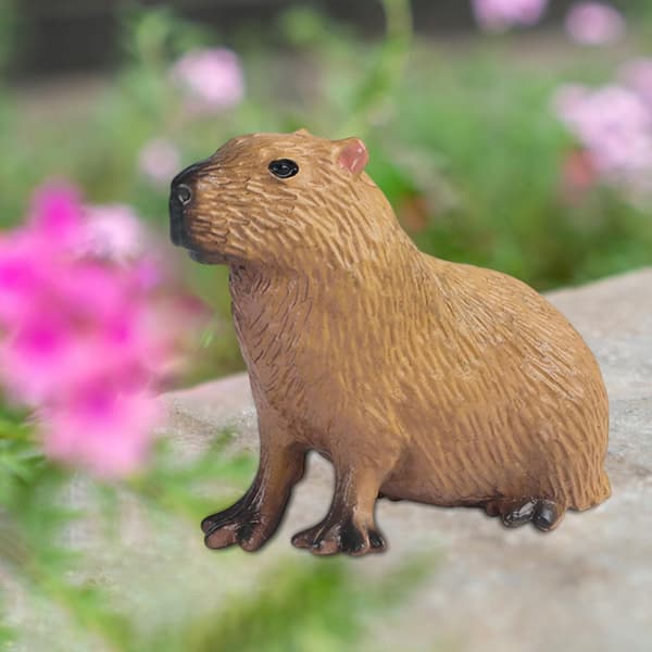 Capybara figurines Capybara statue Play set for