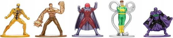Marvel Spider-Man Nano Jada Figures, 18-piece set, 4 cm, Metal, Wave 8