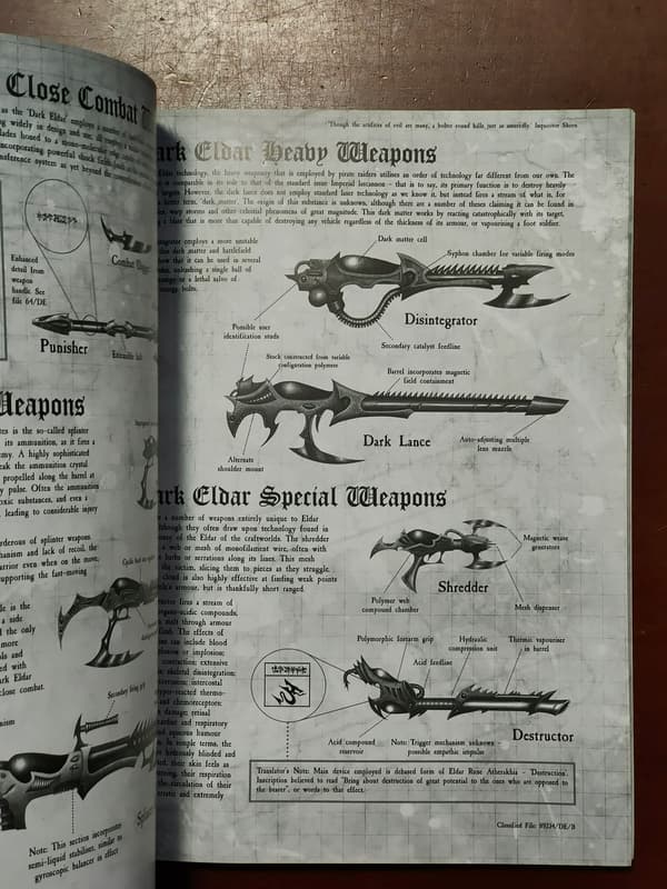 OUTLET Warhammer 40,000: Wargear (4th Edition)