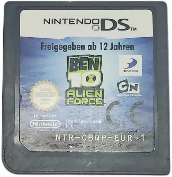 BEN 10 ALIEN FORCE GAME FOR THE NINTENDO DS