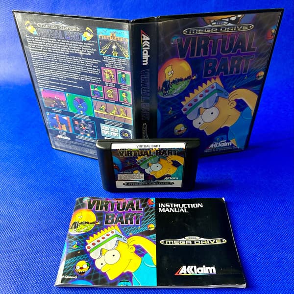 Virtual Bart | SEGA MEGA DRIVE | SET OF 3xA