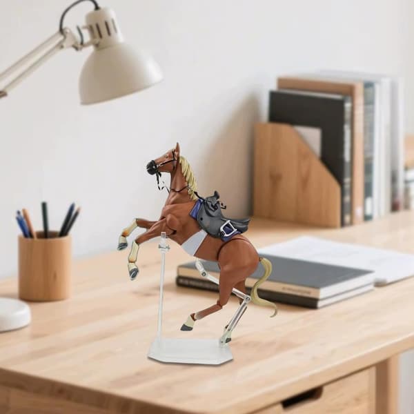 Pony figurine – Action figure model, poseable, home décor – Yellow