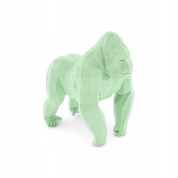 LOW-POLY GORILLA FIGURINE – HOME DECOR FOR A SHELF – MANY COLOURS
