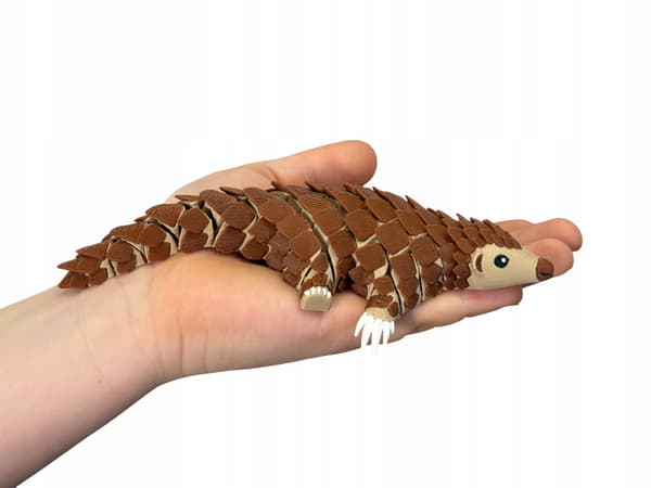 3D Pangolin – A Modular Figurine in a New, Multicoloured Design, toy
