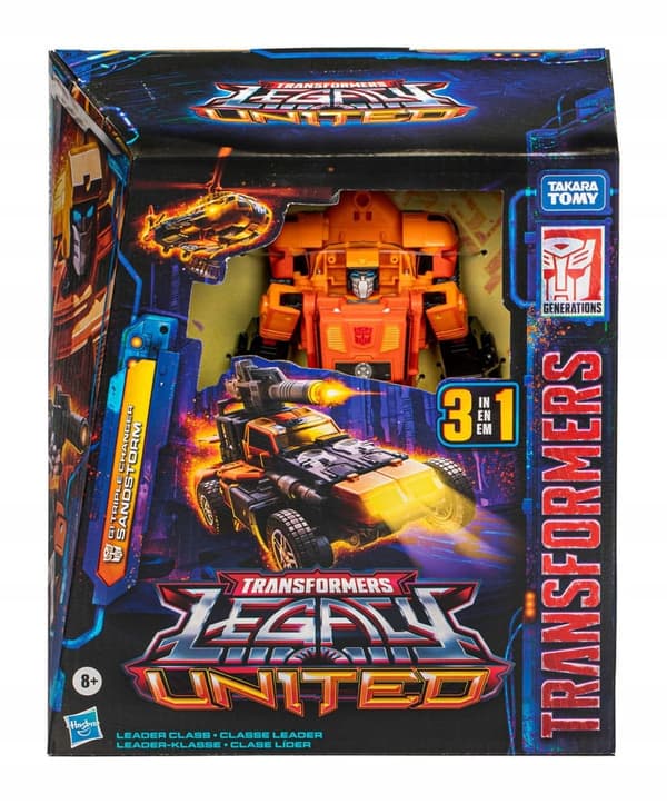 TRANSFORMERS LEGACY SANDSTORM (G1 UNIVERSE, TRIPLE CHANGER)