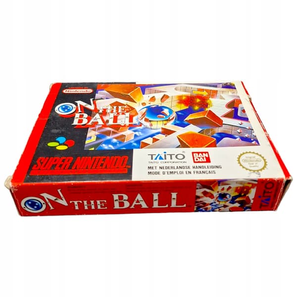 On The Ball SNES game / Nintendo SNES / box / complete set / box / One-off