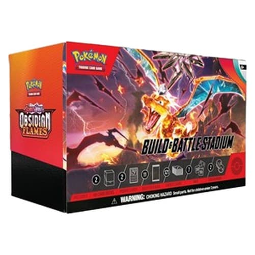 Pokemon Obsidian Flames Build & Battle Stadium Box German