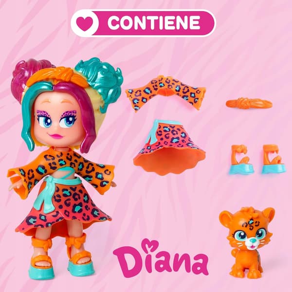 KOOKYLOOS Pet Party range – DIANA doll