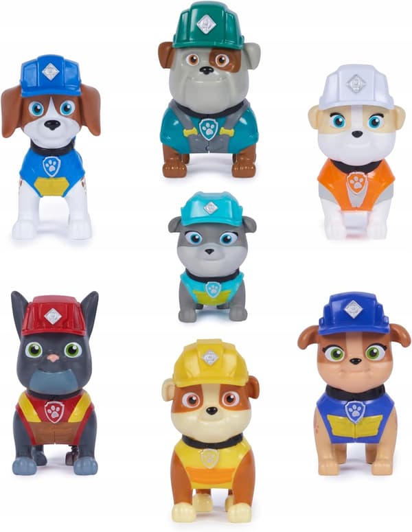 RUBBLE AND HIS CREW GIFT SET: 7 FIGURES × 1 COLLECTOR’S FIGURE