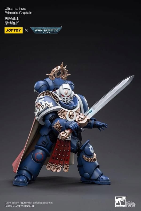 Ultramarines Primaris Captain Warhammer 40k 1/18 Scale 12 cm Figure