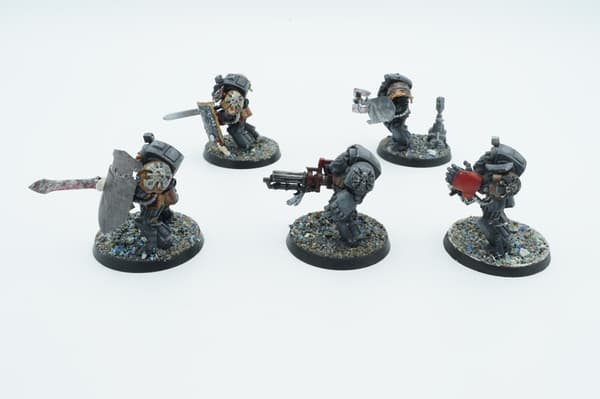Warhammer 40k Space Marines Terminator Squad – set of 5 plastic miniatures