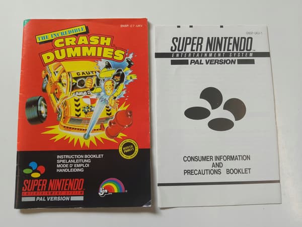 THE INCREDIBLE CRASH DUMMIES SNES PAL NINTENDO ENG