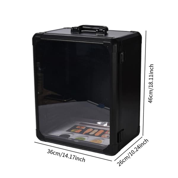 Miniatures Storage case Transport case Dust-proof aluminium alloy frame Model