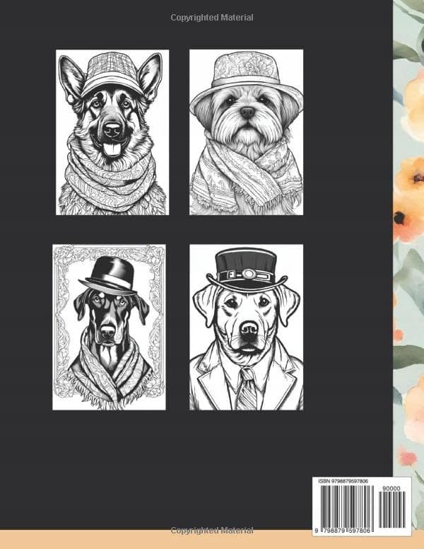 Hats Colouring Book
