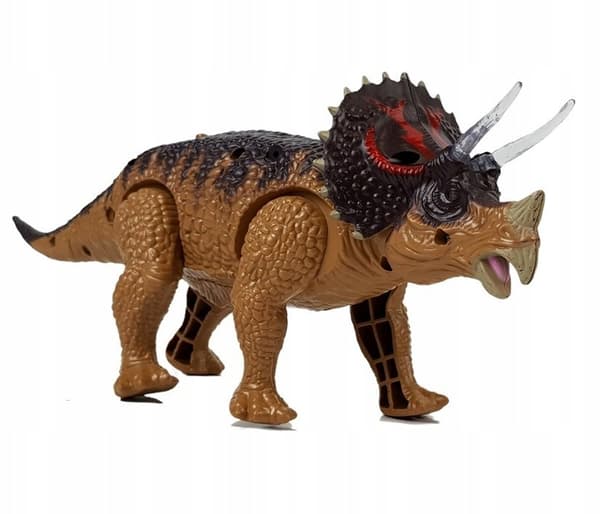 BATTERY-OPERATED TRICERATOPUS DINOSAUR