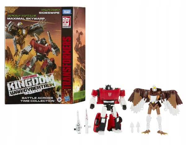 TRANSFORMERS KINGDOM MAXIMAL SKYWARP SIDESWIPE