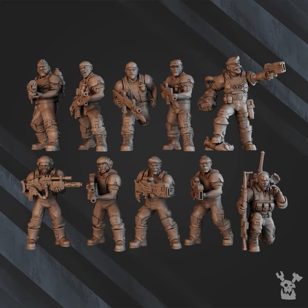 Green Hell Division Commando Squad x5 DakkaDakkaSt