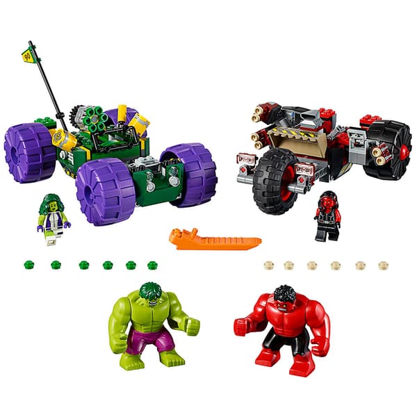 LEGO Super Heroes 76078 ULK VS THE RED HULK