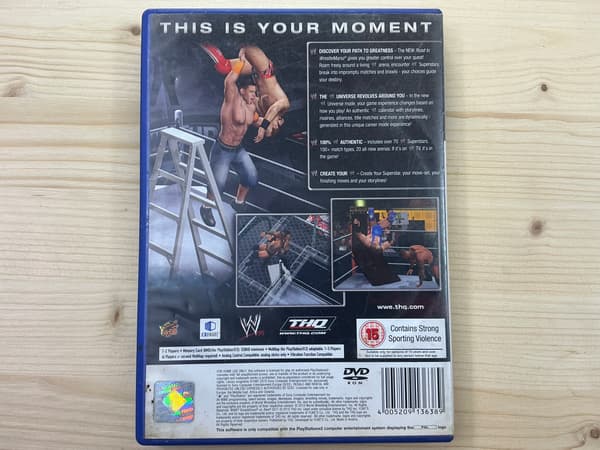 SMACKDOWN VS RAW 2011 WWE disc – in very good condition – complete PS2 set