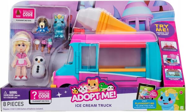 Adopt Me! - Ice Cream Parlour - Figurines with Accessories: Roblox Ice Cream Kiosk Code