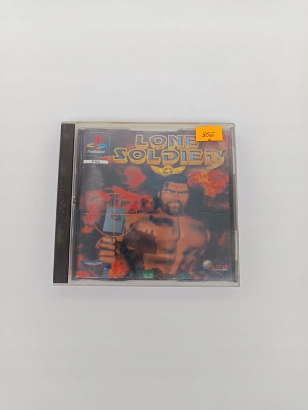 LONE SOLDIER PlayStation (PSX) boxed version