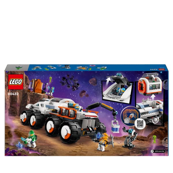 LEGO CITY 60432 Command Vehicle with Loading Crane – Large Rover