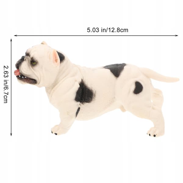 A SIMULATED MODEL OF A BULGOG DOG MADE FROM DURABLE PLASTIC