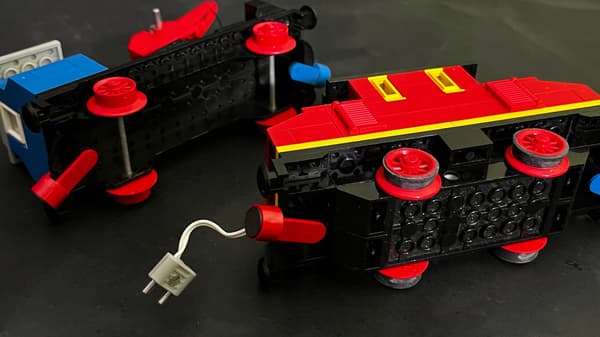 183 LEGO Train with Two Carriages