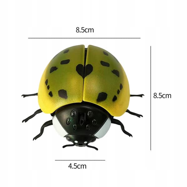 Realistic Bugs – A Unique Prank Toy with Smart Induction and Lights – Ladybird