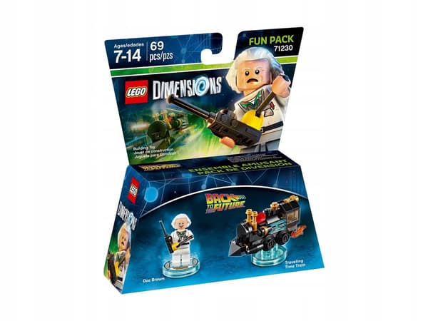 New LEGO 71230 Dimensions Doc Brown Fun Pack: Back to the Future, MISB, 2016